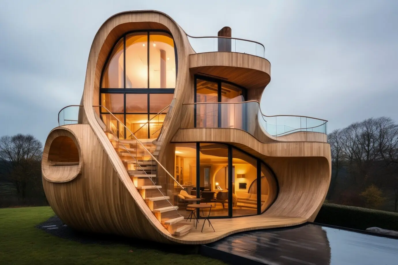 Дизайн дома, созданный искусственным интеллектом